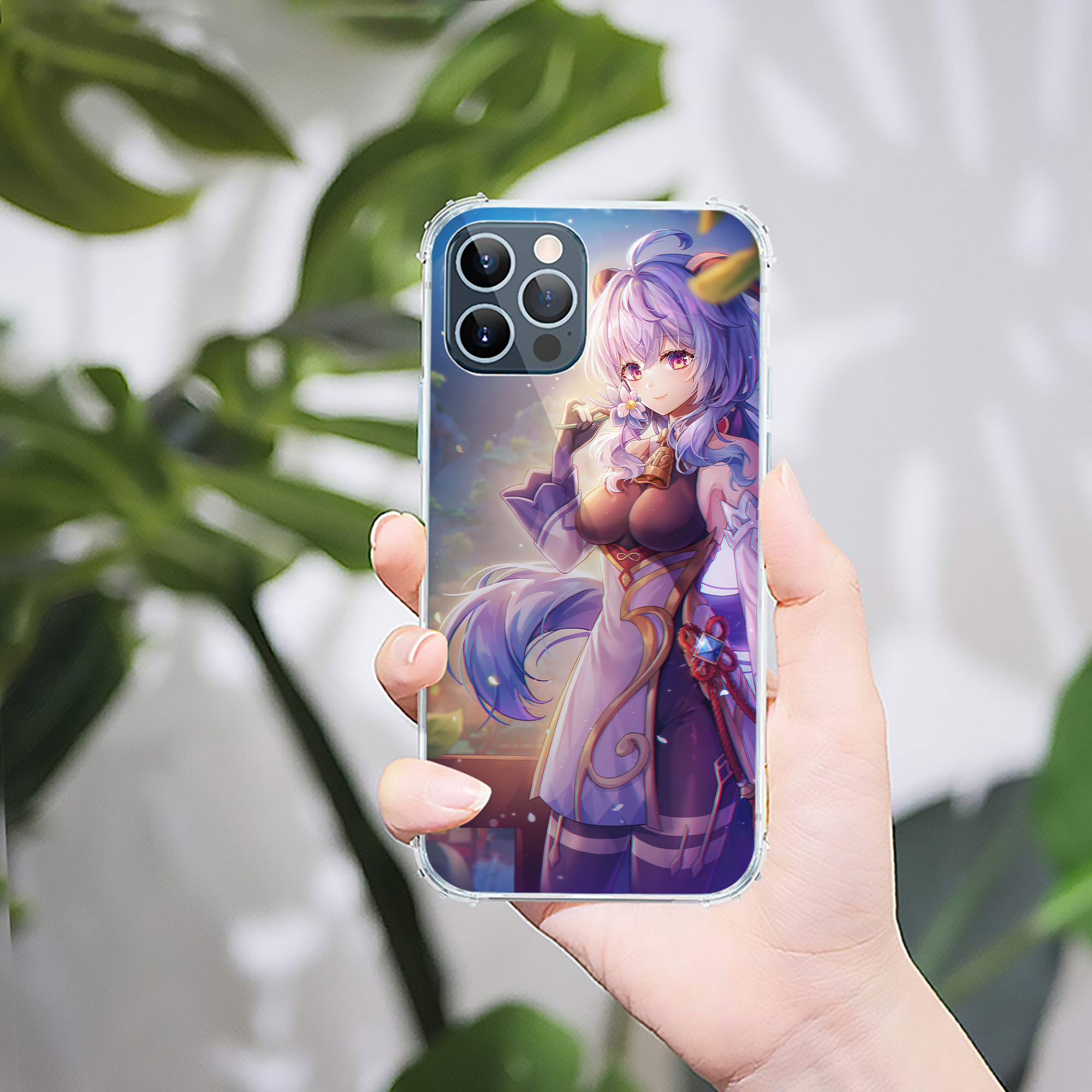 げんし神 genshin 【iPhone 12シリーズ対応】透明スマホケース（クリアソフトケース）